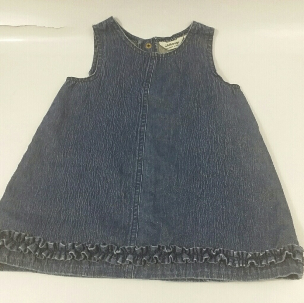 Chiboogi Baby Girls 18 Month Jean Jumper Dress